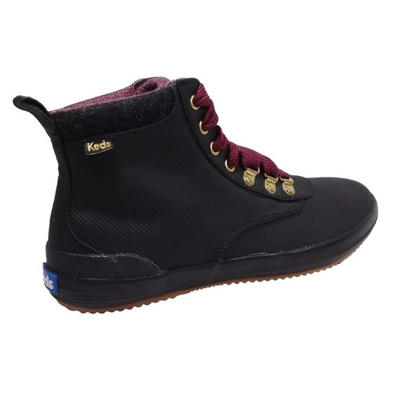 Keds Women's Water-Resistant Canvas Scout II Black Boots Size 7.5W - Picture 6 of 13